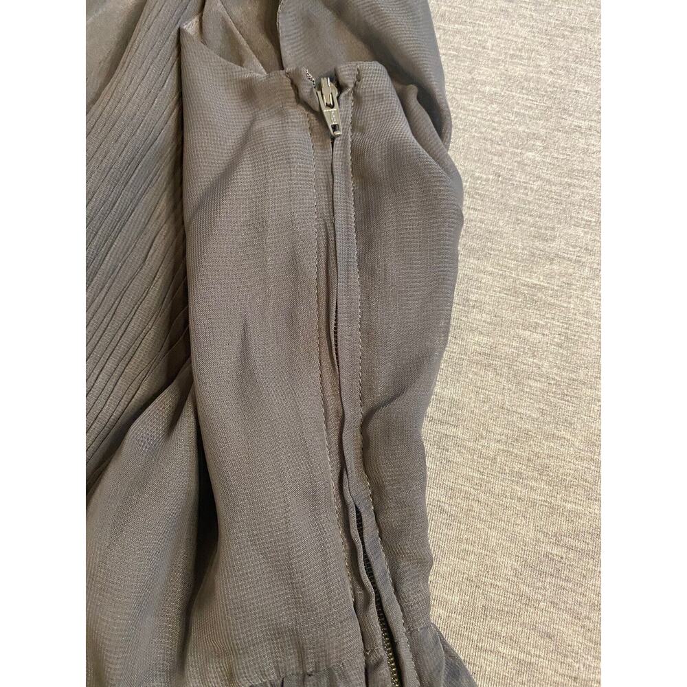 Tevolio Size 10 Gray Evening Cocktail Gown Formal Dress Sleeveless EUC - Picture 5 of 10